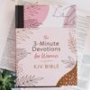 3-Minute Devotions for Women KJV Bible Rose & Copper