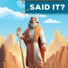 Who Said It?: A Bible Quiz Challenge for Kids