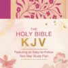 The Holy Bible KJV [Magenta Florals]
