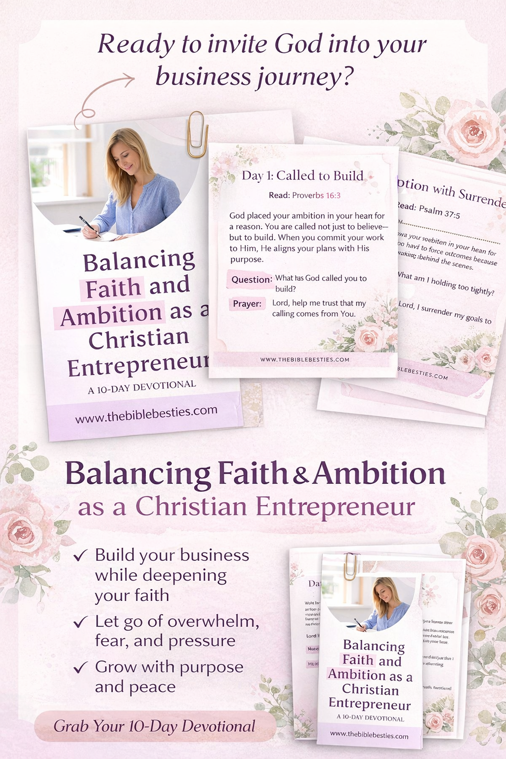 Balancing Faith and Ambition: A 10-Day Devotional for the Christian Entrepreneur - Image 3
