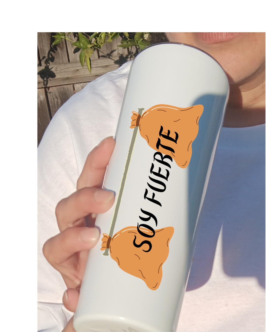 SOY FUERTE VASO