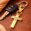 For Whosoever Shall Gold-Plated Cross Clip Charm