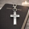 Be Still And Know Cross Clip On Charm