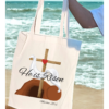 HE IS RISEN TOTE BAG