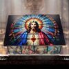 stained Glass look of Sacred heart of Jesus Keepsake box