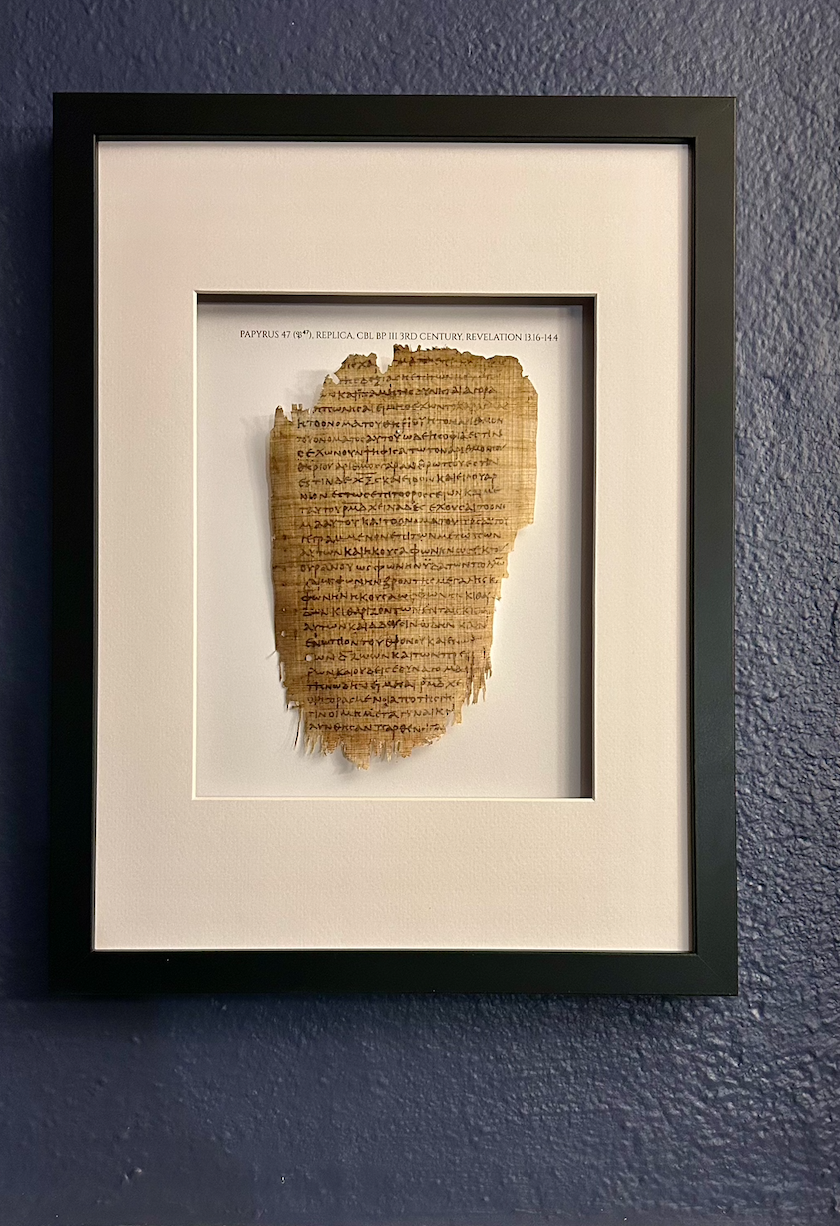 Own a Replica of an Early Book of Revelation Manuscript — Papyrus 47 (3rd Century) - Image 4