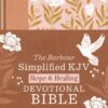 The Hope & Healing Devotional Bible [Doves & Floral Ginger]