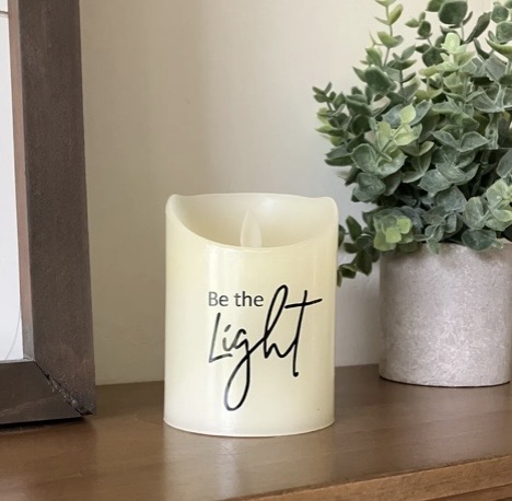 Flameless Flickering Candle - Be the light - Image 2