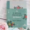 3-Minute Devotions for Women KJV Bible Mint Bouquet