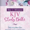 The 1-Minute KJV Study Bible (Lavender Petals)