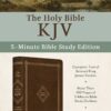 The Holy Bible KJV: Bible Study Edition [Classic Hickory]