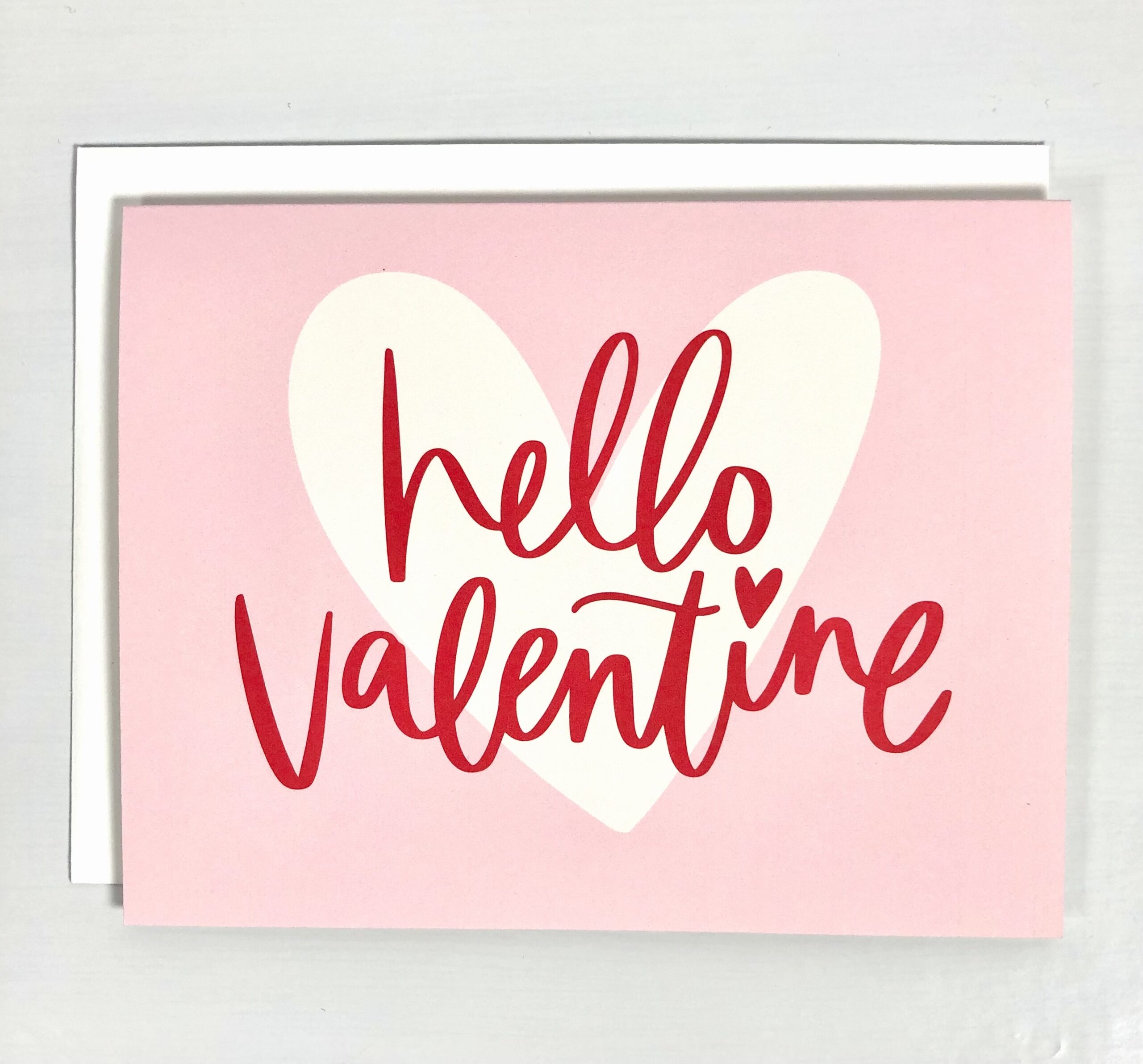 Hello Valentine Card