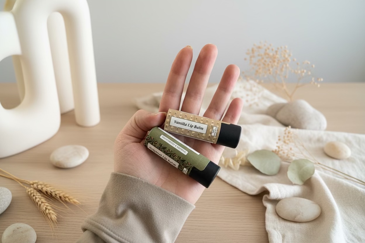 Lip Balm – Vanilla & Original | Hydrating Natural Lip Care with only Non-Toxic & Organic Ingredients