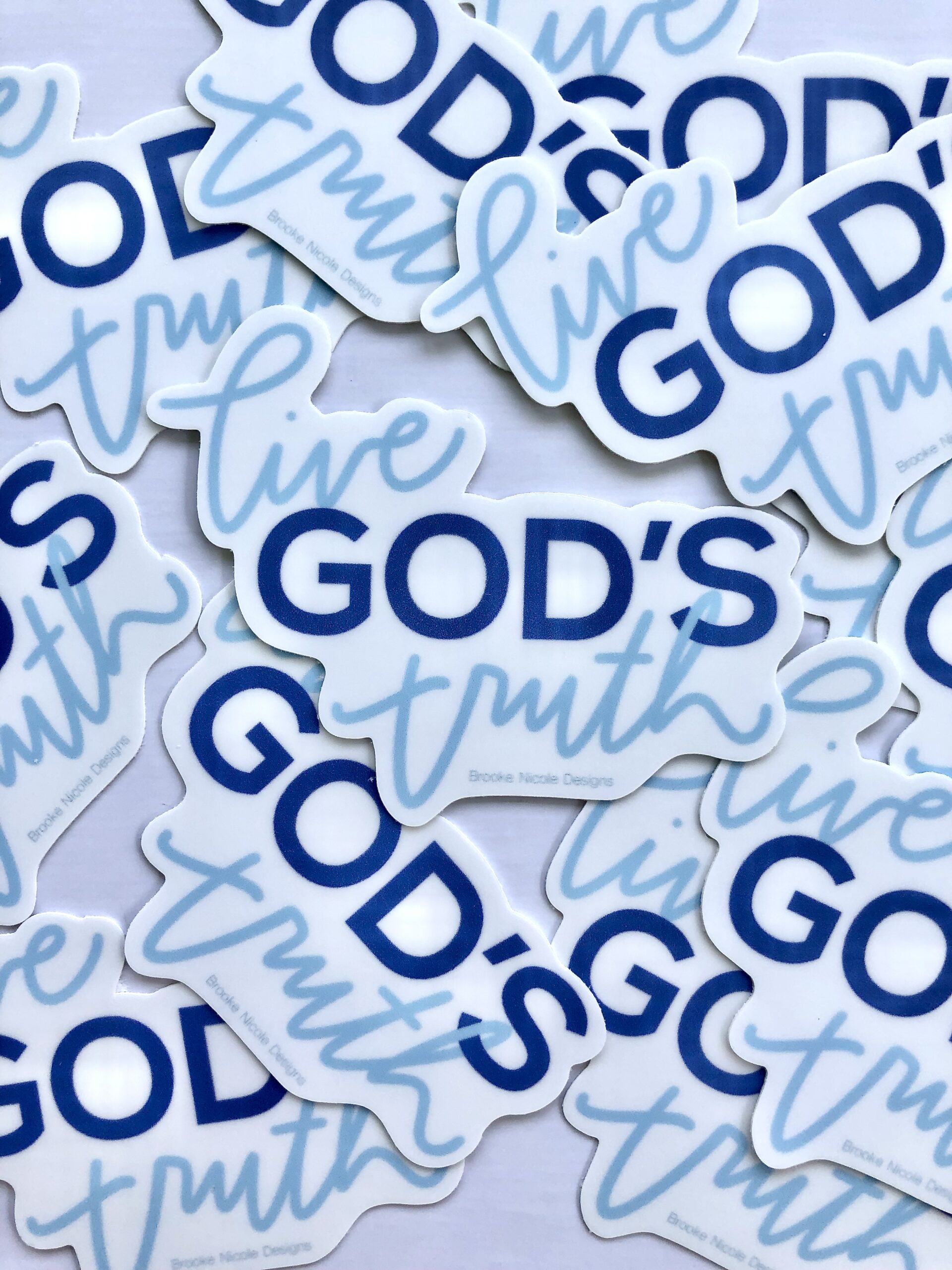 Live God's Truth Vinyl Sticker - Image 2