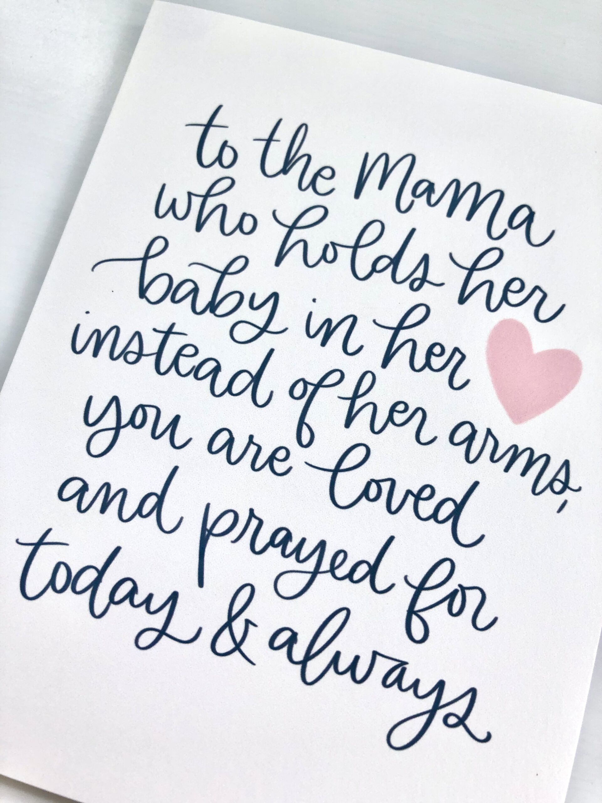 To the Mama Pregnancy Loss Card - Image 2