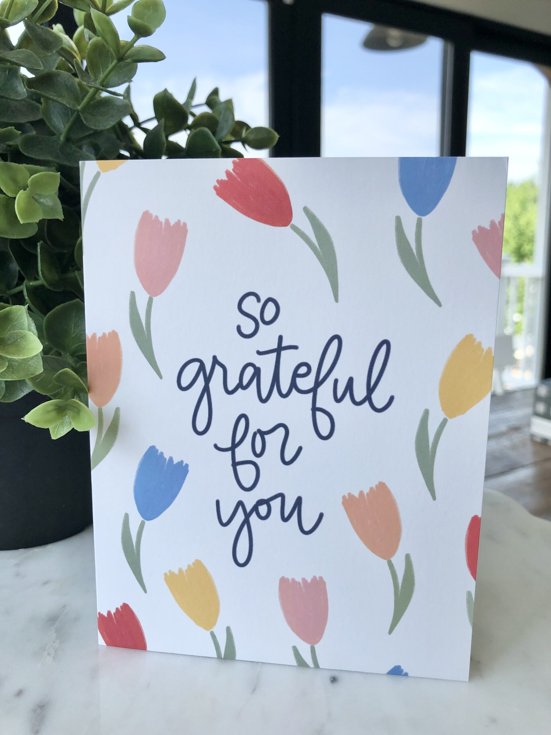 So Grateful for You Friendship Card