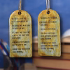 Ten Commandments and Greatest Commandment Bible Verse Art Keepsake Ornament Set