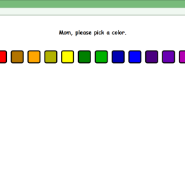 Mom please pick a color screen.