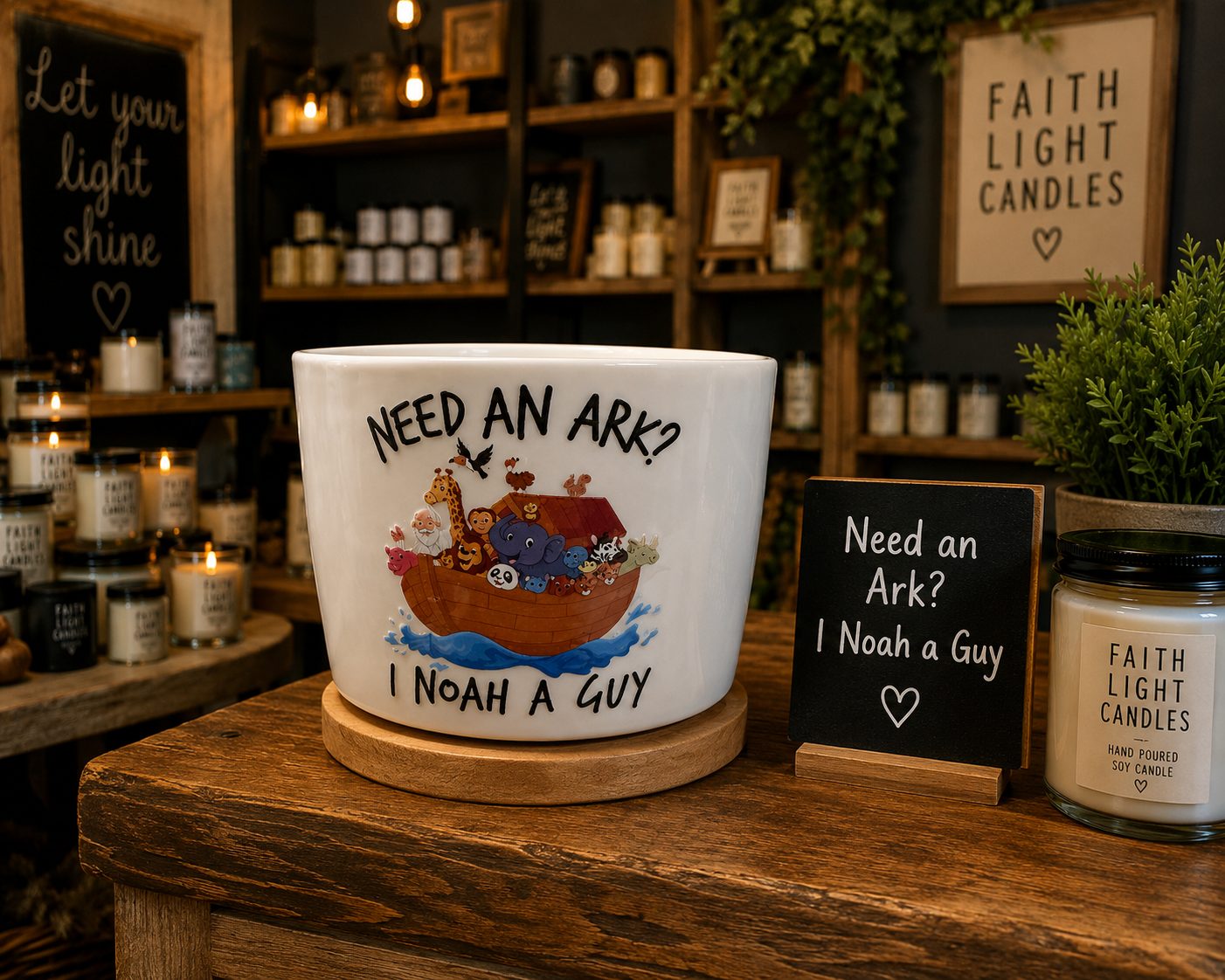 Hand-Poured Faith-Inspired Candle