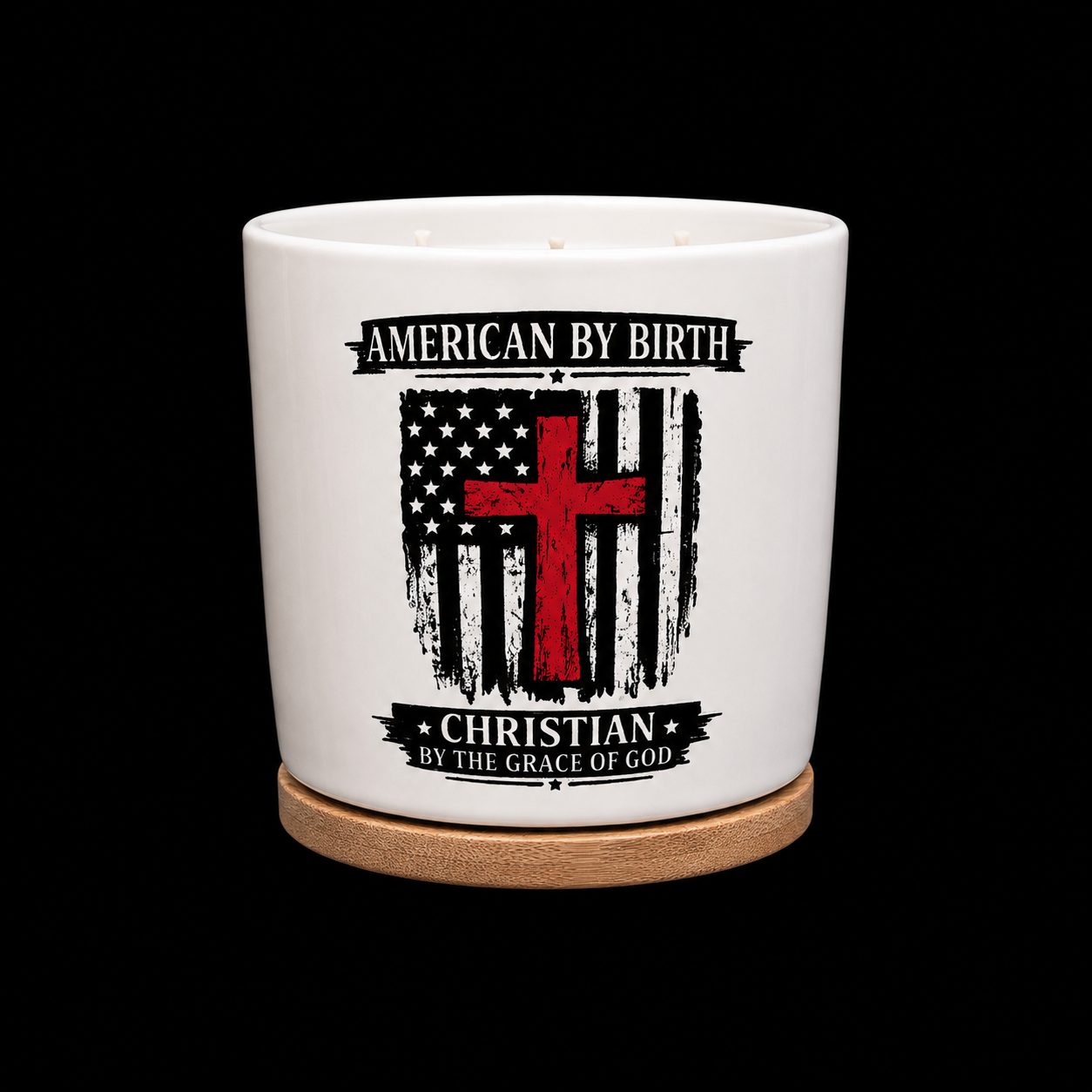 Hand-Poured Faith-Inspired Candle - Image 2
