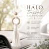 Halo Tassel Car Diffuser | Handmade Boho Rearview Mirror Charm