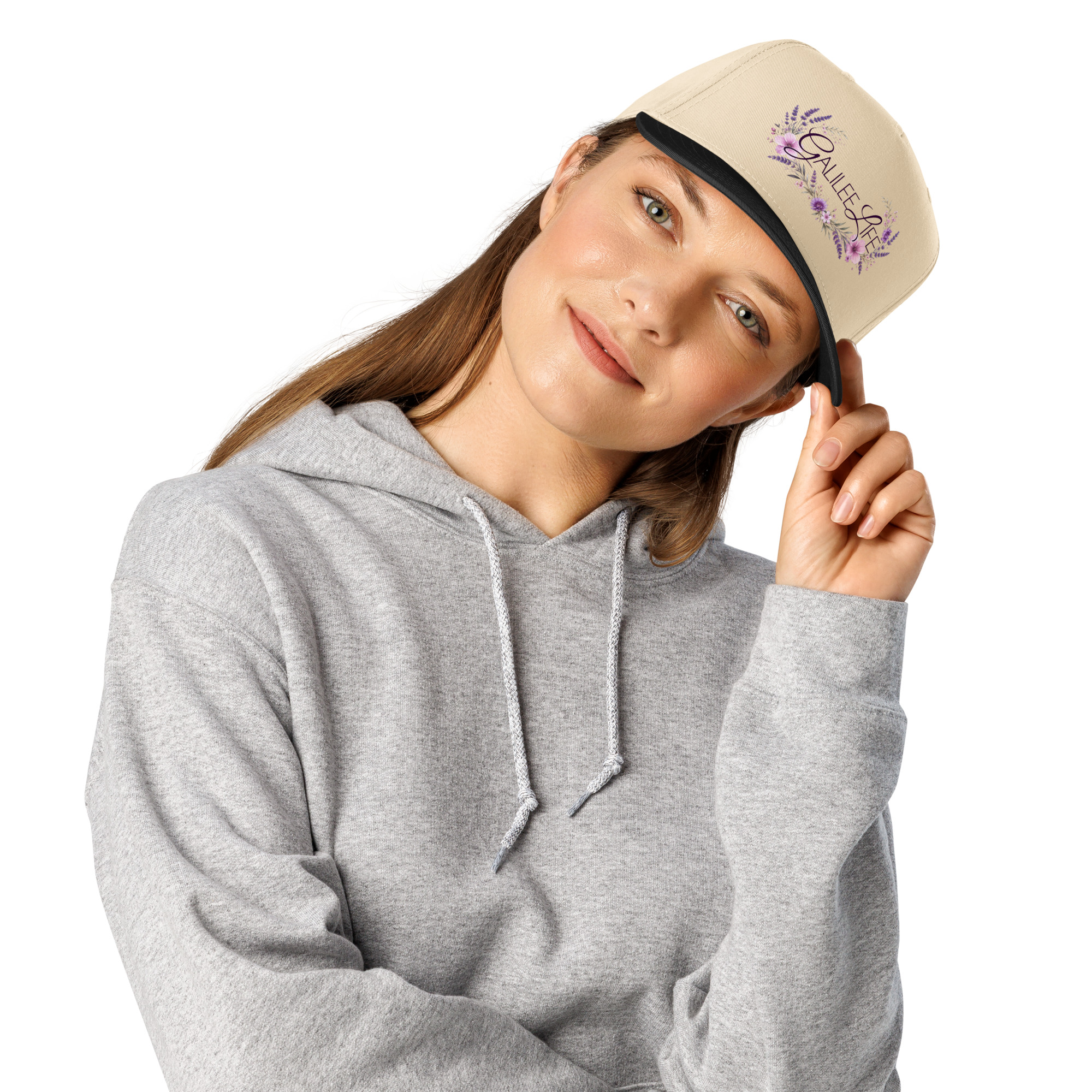 Galilee Life Floral Faith 5 Panel Cap