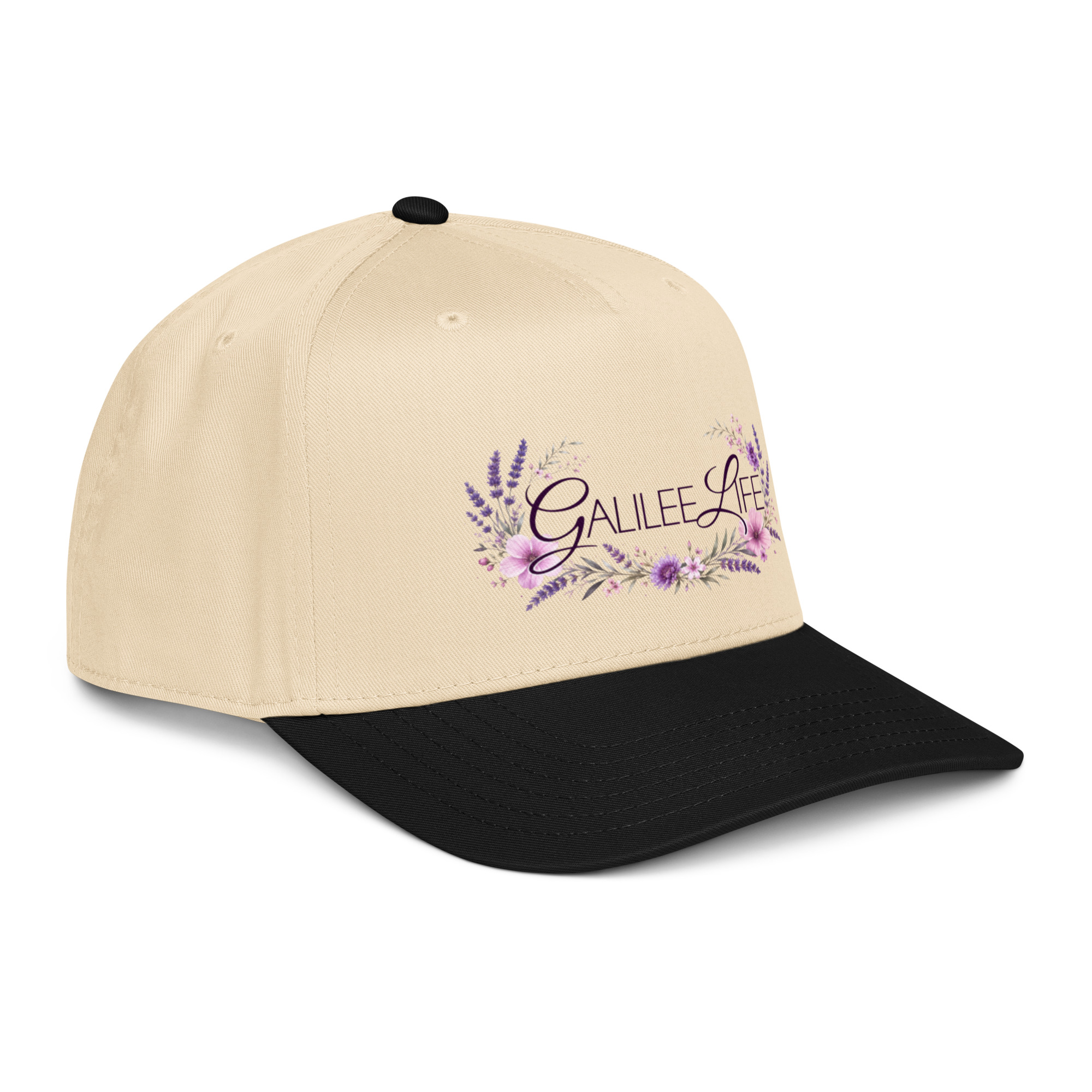 Galilee Life Floral Faith 5 Panel Cap - Image 3
