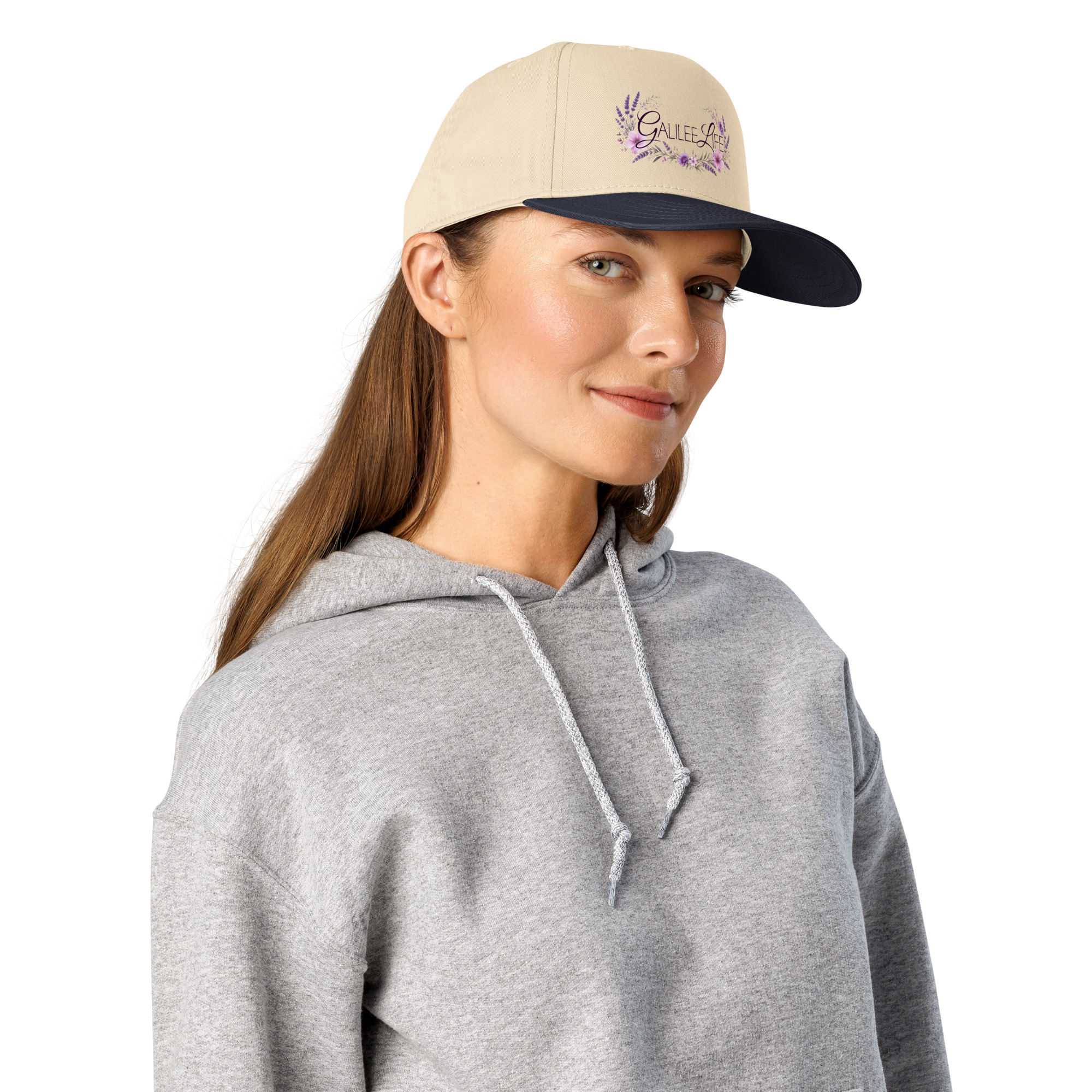 Galilee Life Floral Faith 5 Panel Cap - Image 12