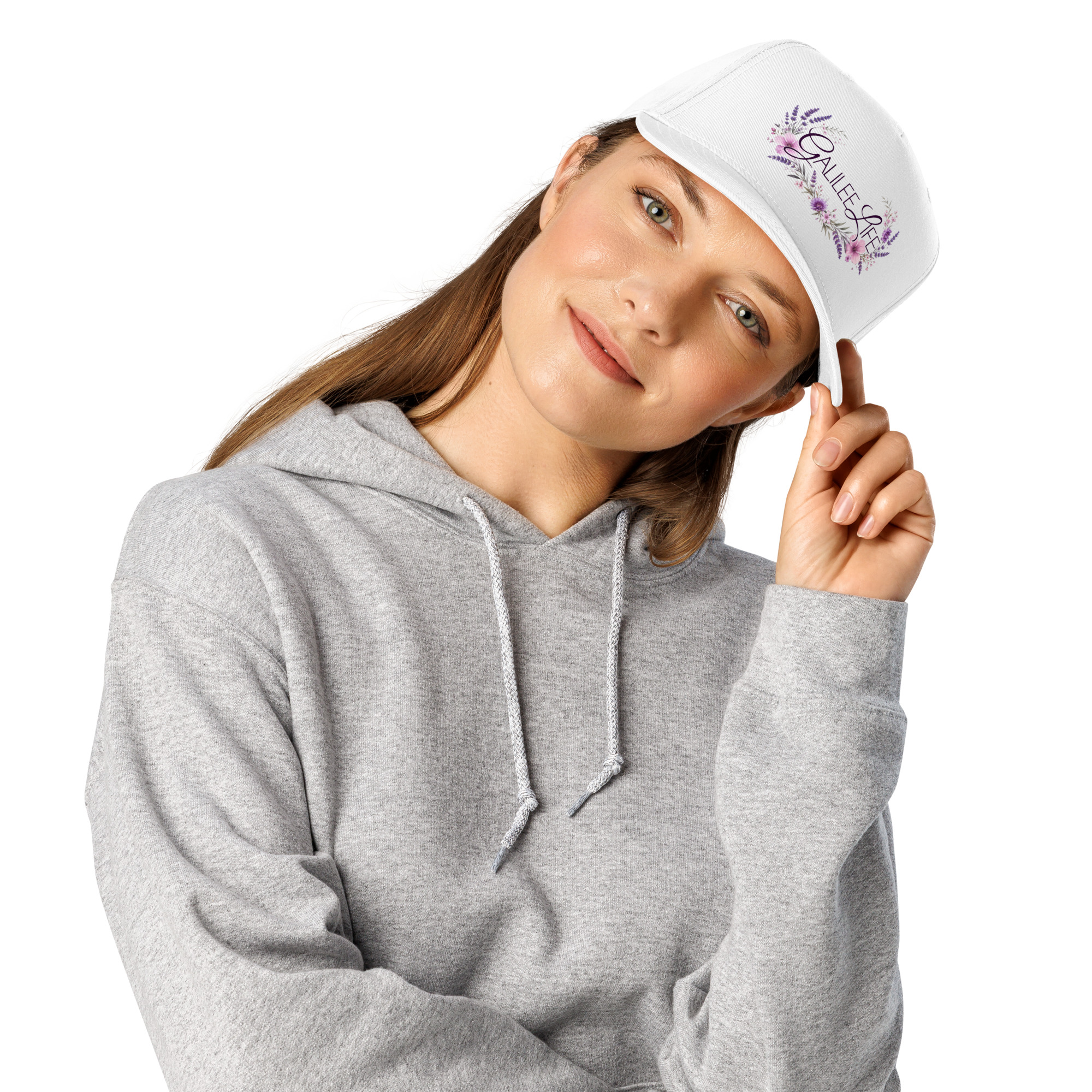 Galilee Life Floral Faith 5 Panel Cap - Image 17