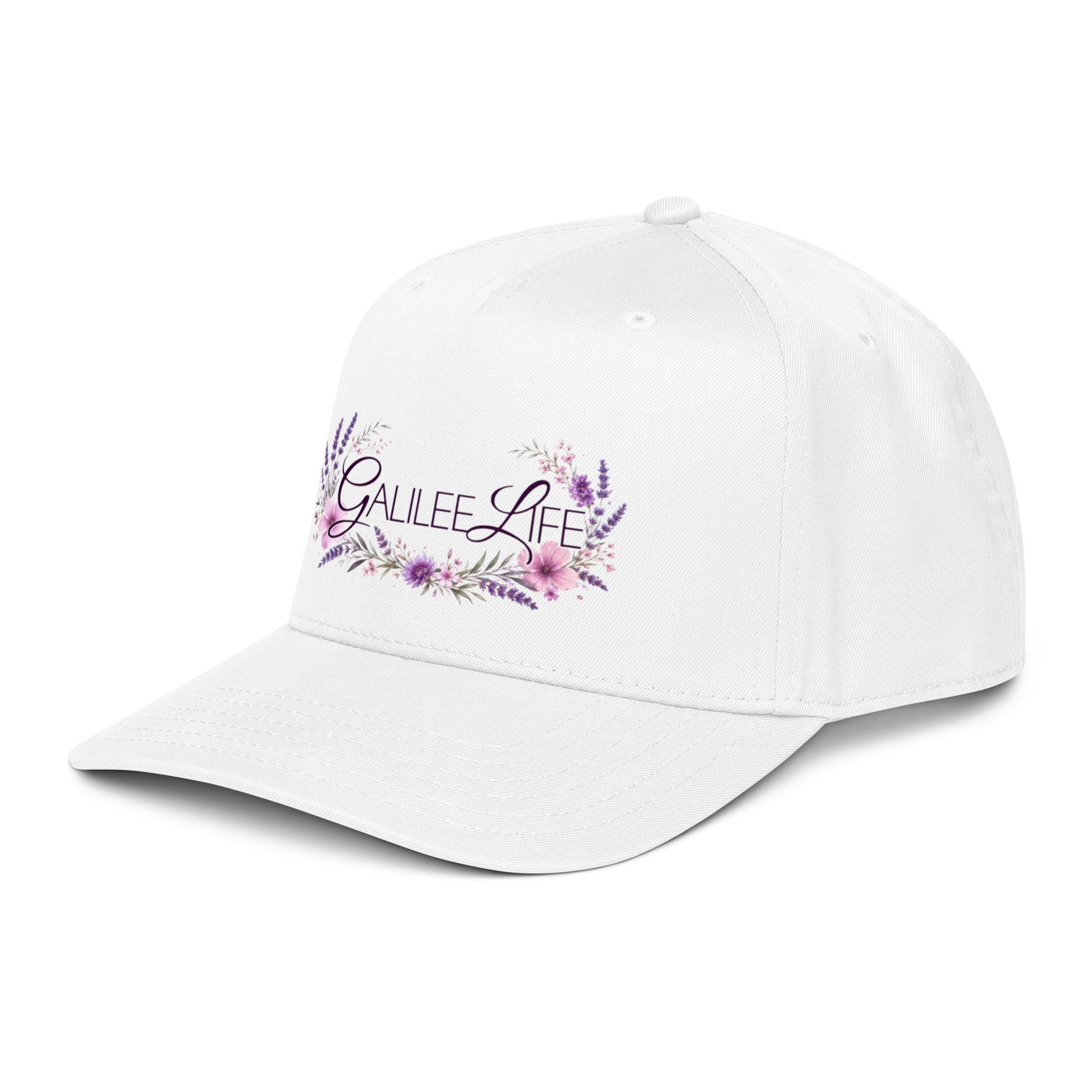 Galilee Life Floral Faith 5 Panel Cap - Image 7