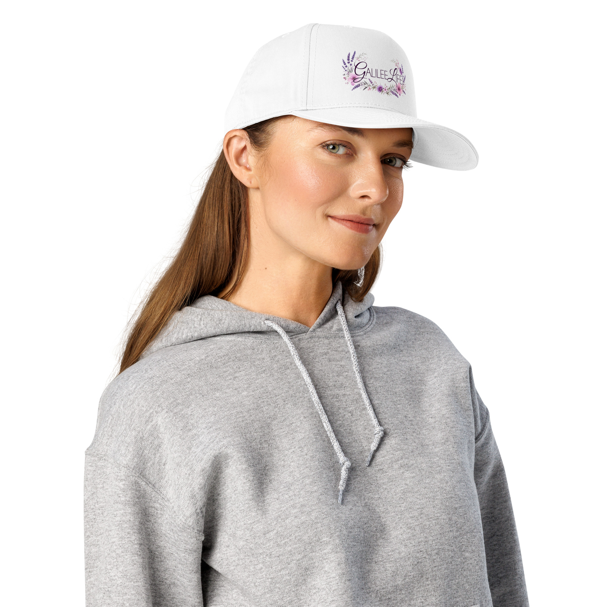 Galilee Life Floral Faith 5 Panel Cap - Image 18