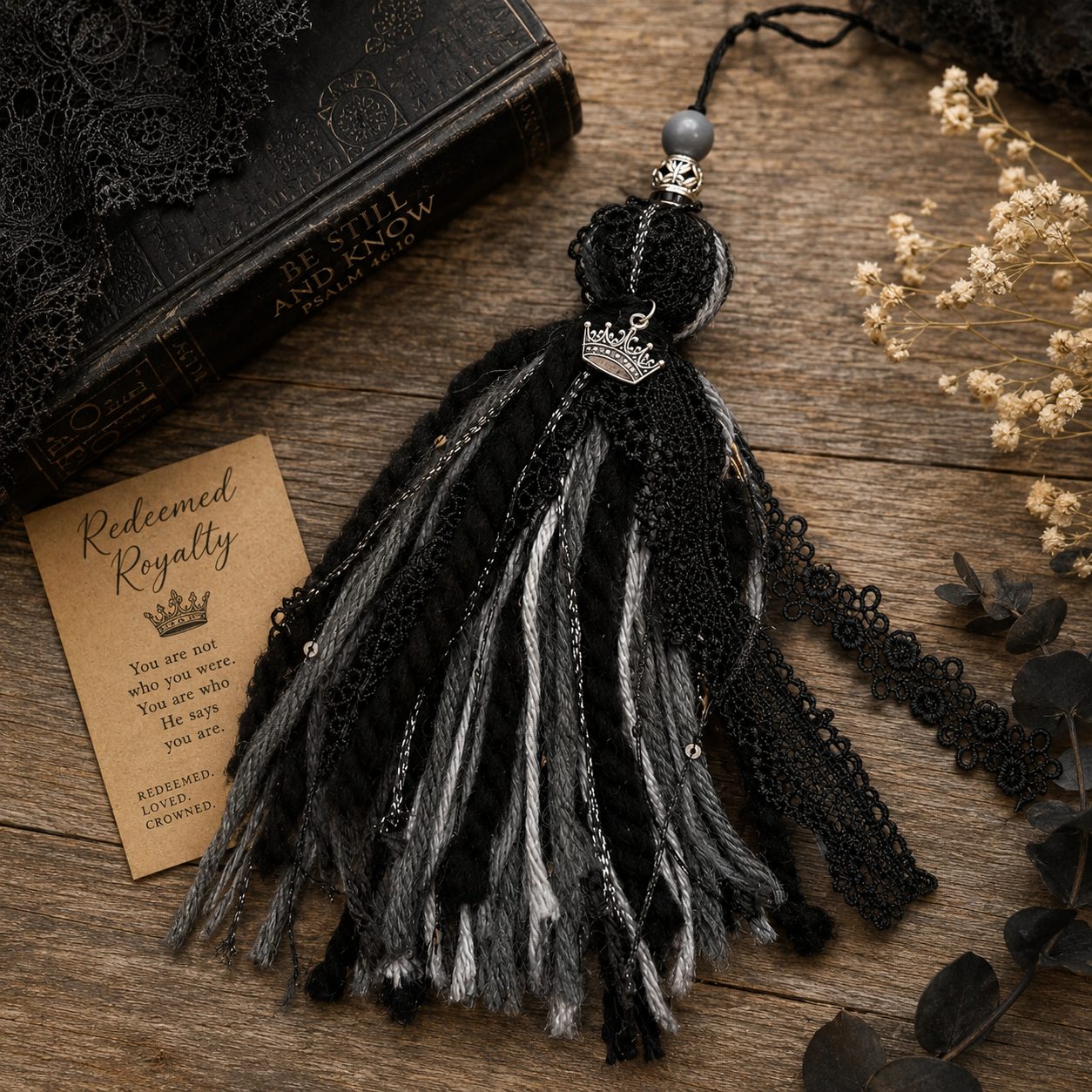 Redeemed Royalty Bookmark Tassel | Handmade Christian Bookmark