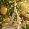 Lemon Drop Bookmark Tassel | Handmade Christian Bookmark