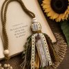 Sunflower Grace Bookmark Tassel | Handmade Christian Bookmark
