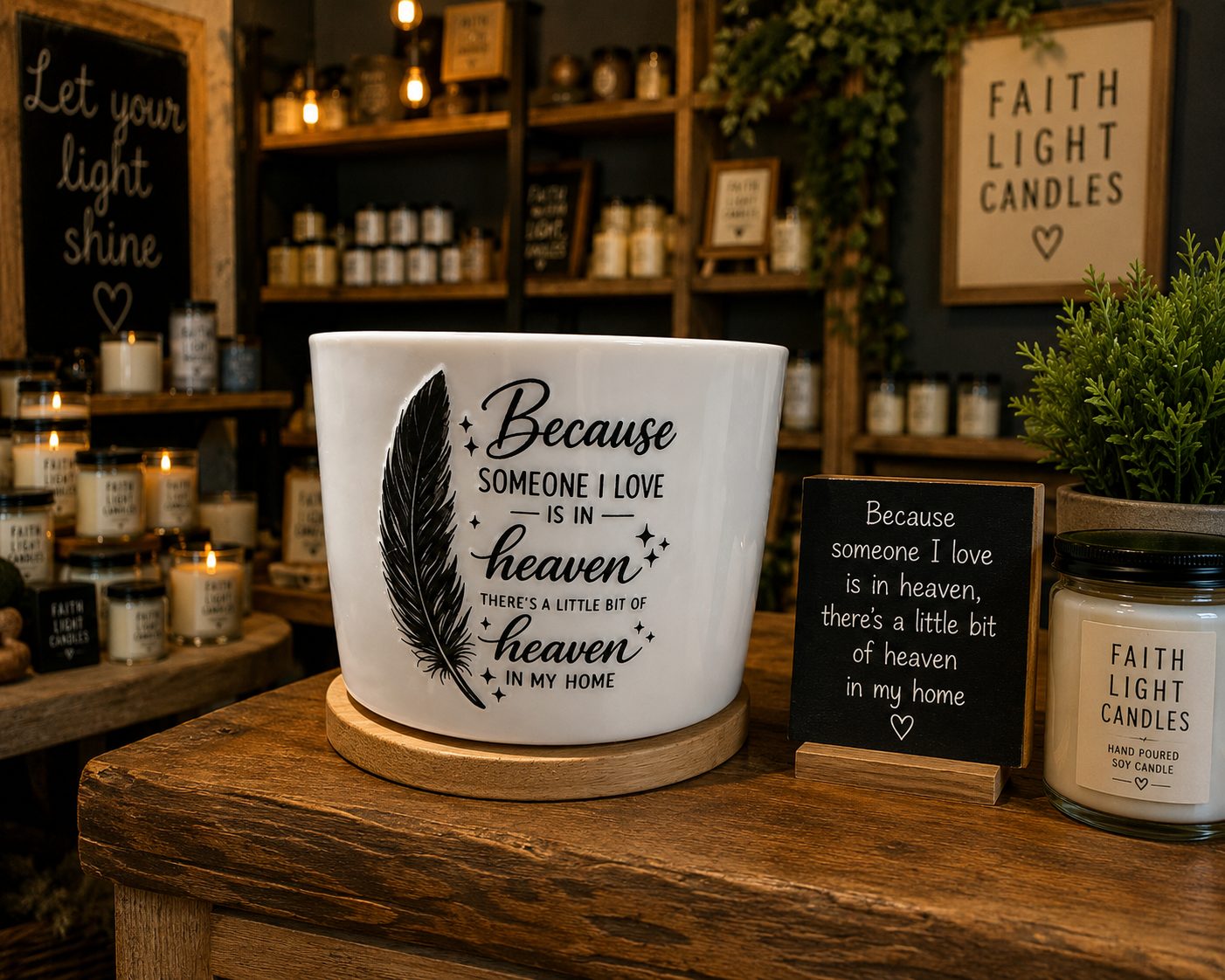 Hand-Poured Faith-Inspired Candle