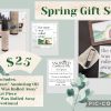 Spring Gift Set: Includes "Set Apart" Anointing Oil, Christian Art Watercolor "The Stone was Rolled Away" in distressed wood frame, & Devotional