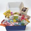 Sending Smiles Care Package, Healthy Snacks with Handwritten Note Card
