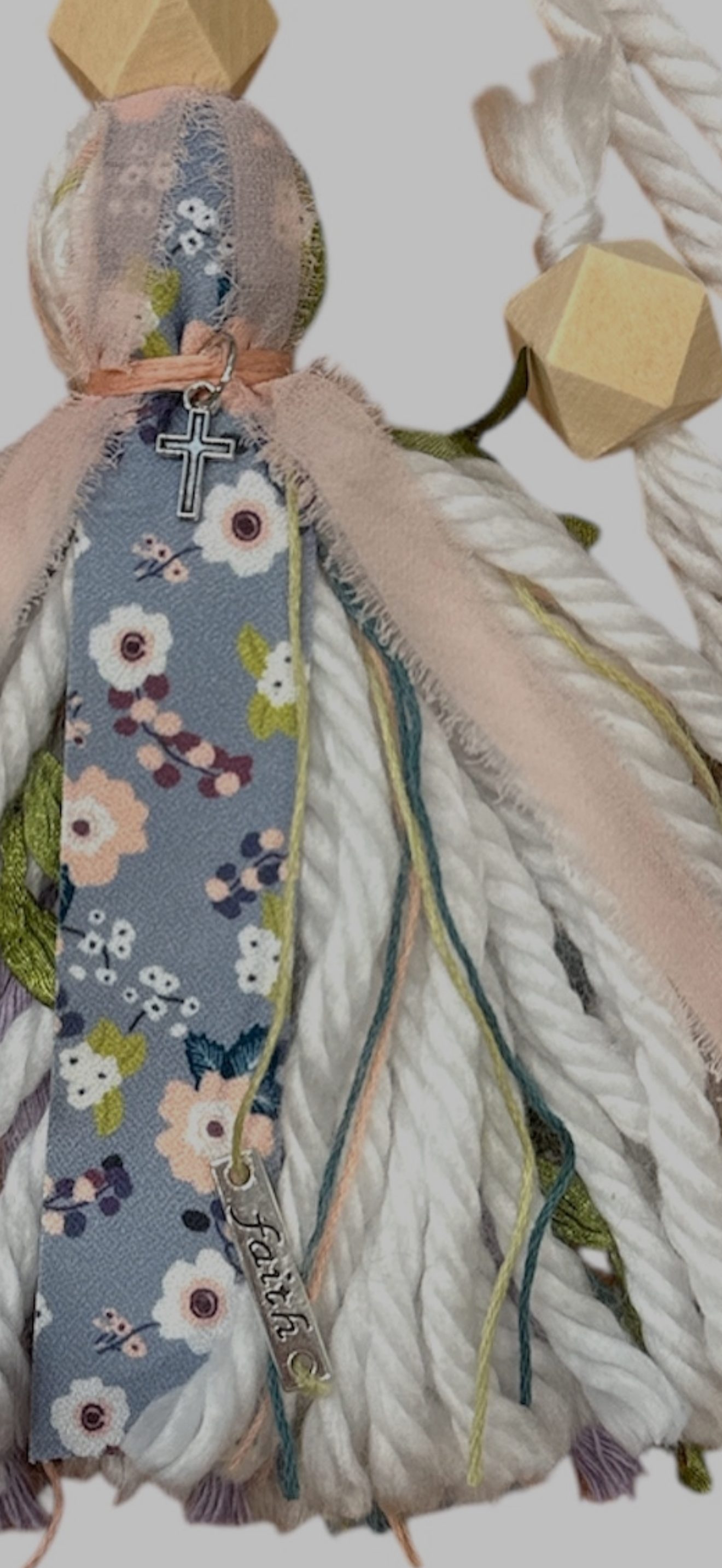 Blooming Faith Bookmark Tassel | Handmade Christian Bookmark - Image 2