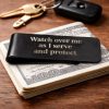Watch Over Me Black Money Clip