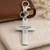 With God All Things Possible Cross Charm