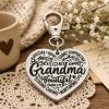 Grandma Heart Clip On Charm Gift