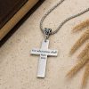 For Whosoever Shall Rom 10 13 Cross Necklace