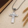 Walk By Faith 2 Cor 5 7 Cross Necklace