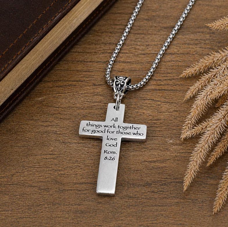 All Things Work Together Cross Necklace