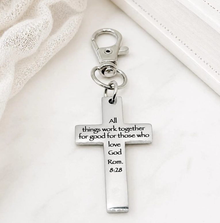 All Things Work Together Cross Charm