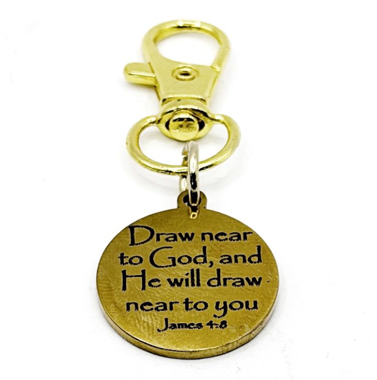 Draw Near To God Gold-Plated Clip On Charm - Image 3