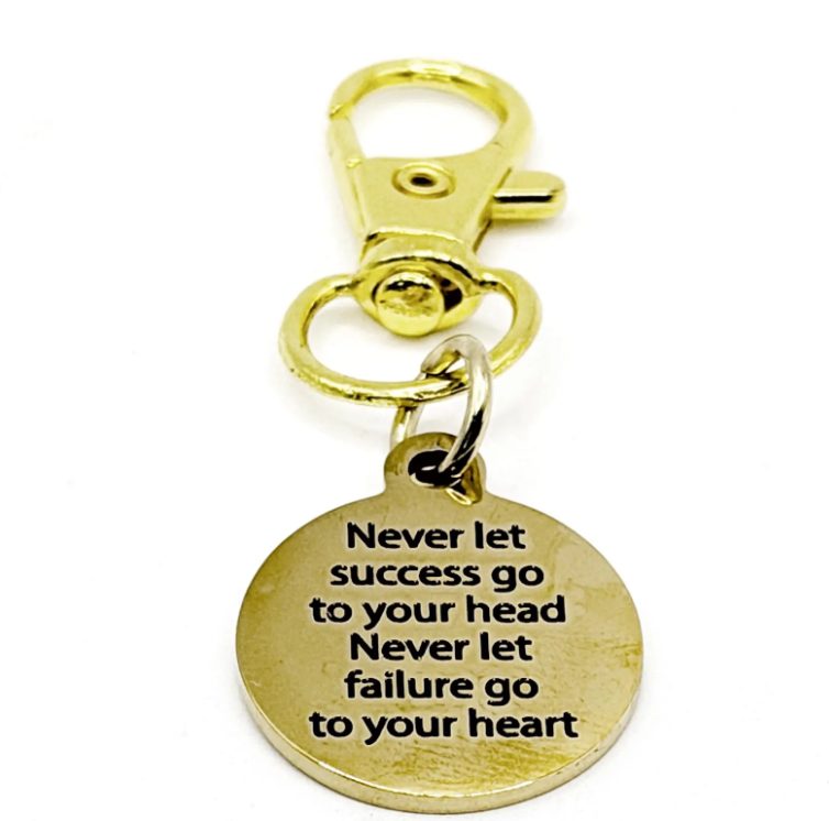 Success Not Failure Gold-Plated Clip On Charm - Image 3