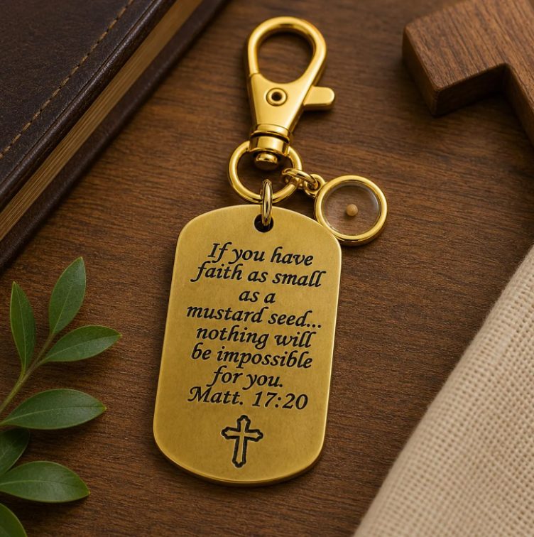 Mustard Seed Faith Gold-Plated Clip On Charm