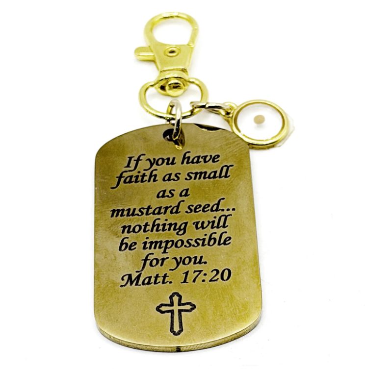 Mustard Seed Faith Gold-Plated Clip On Charm - Image 3