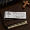 Psalm 144 1 Money Clip Faith Gift For Him